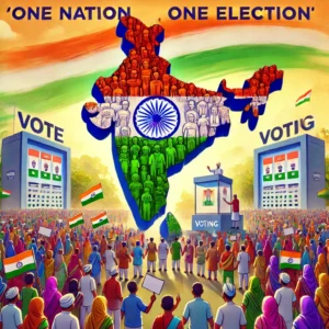 एक राष्ट एक चुनाव की अवधारणा को बतलाने के लिए 